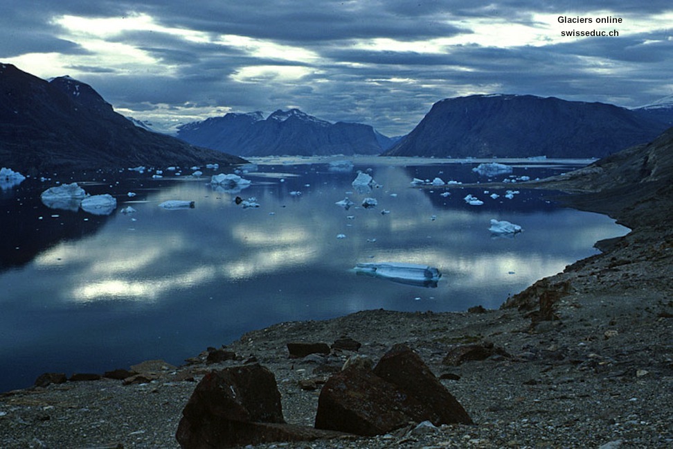 A view of clouds over Greenland. Credit: Glaciers online