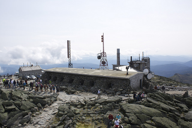 Mount Washington Observatory. Credit: Min Ding