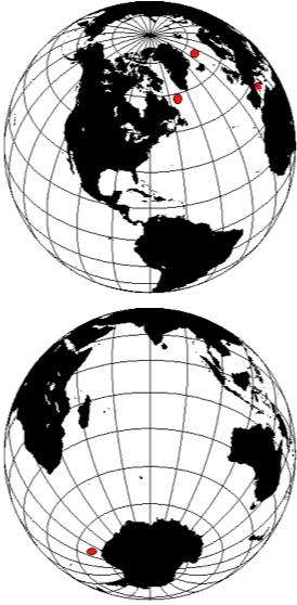 Locations of deep convection (Red dots) Credit: MIT