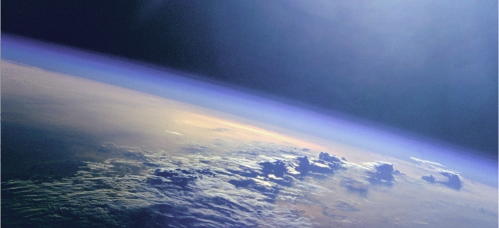 Earth's atmosphere from space - Image: NASA